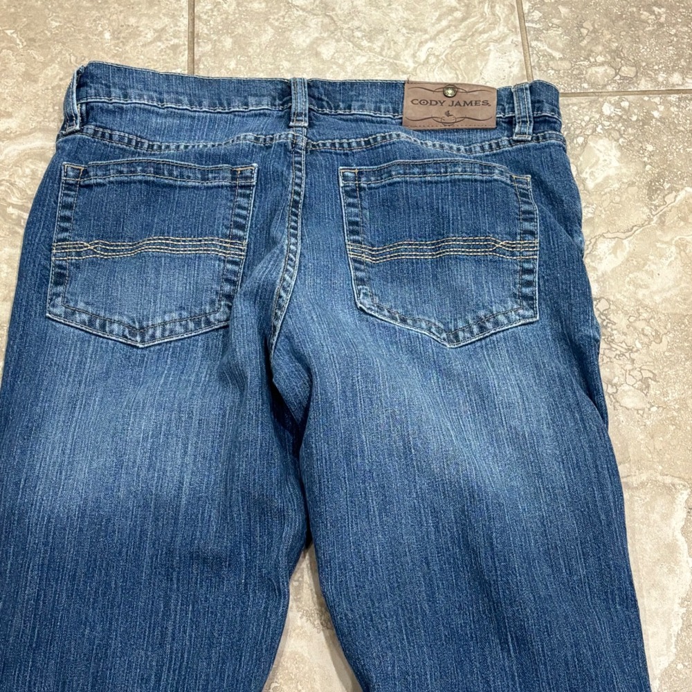 Cody‎ James Mens Medium Wash Straight Leg Western Jeans 33x34 CJFA21J99 Blue - Picture 10 of 16